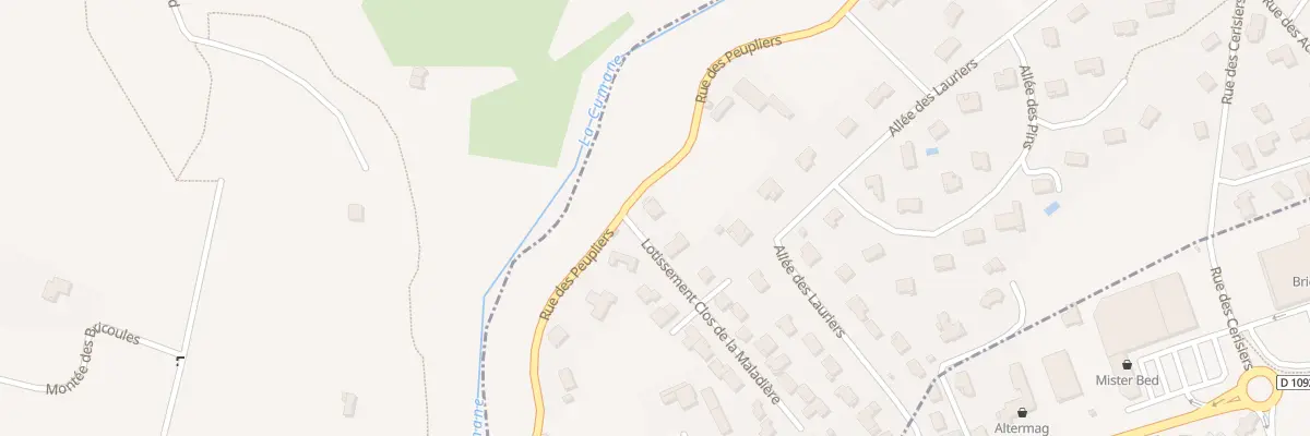 Plan du 11T Rue des Peupliers à Saint-Vérand