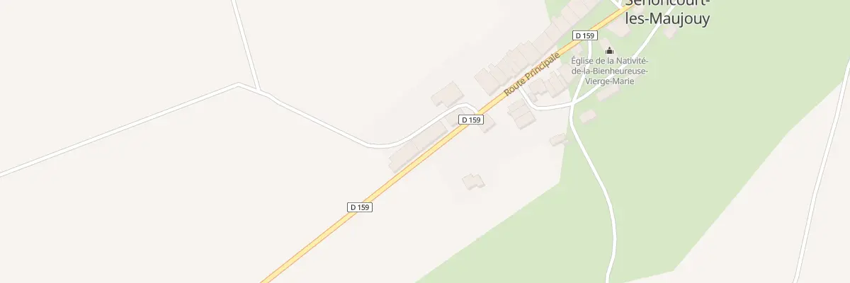 Plan du 1 Rte Principale à Senoncourt-les-Maujouy