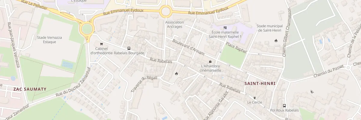 Plan du 224 Rue rabelais à Marseille 16e Arrondissement