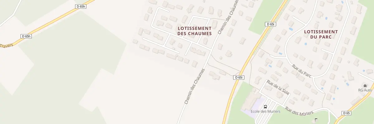 Plan du 1 Imp du Puits à La Balme-les-Grottes