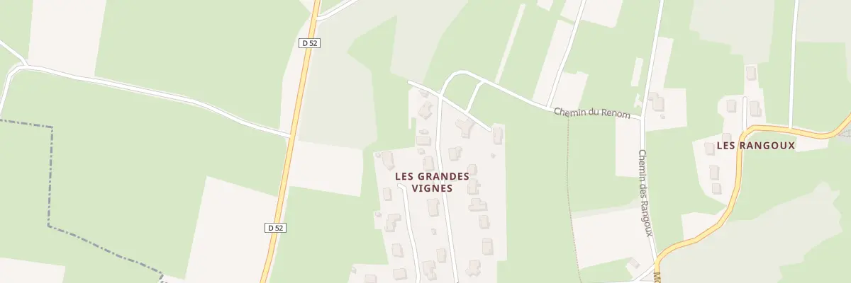 Plan du 159 Che des Grandes Vignes à Journans