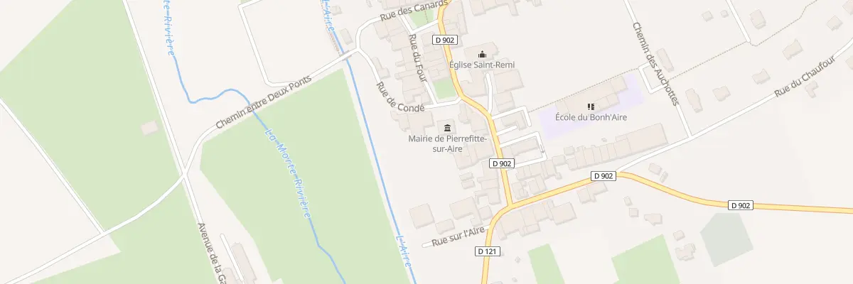 Plan du 7 Rue de Condé à Pierrefitte-sur-Aire