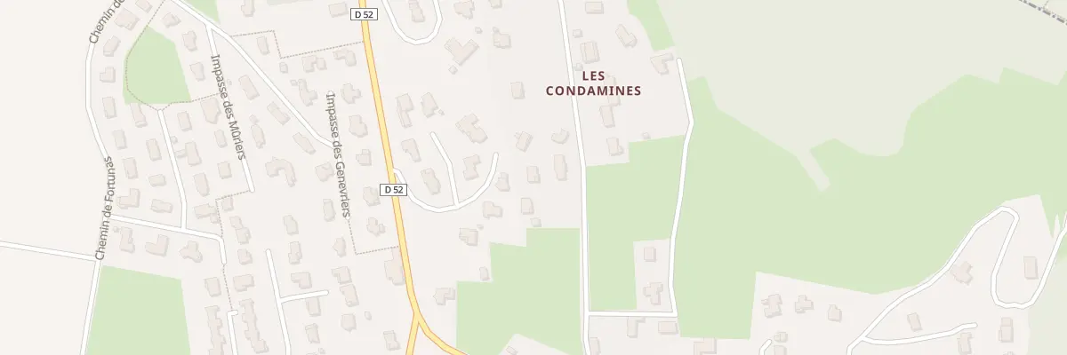 Plan du 205 Che des Condamines à Revonnas