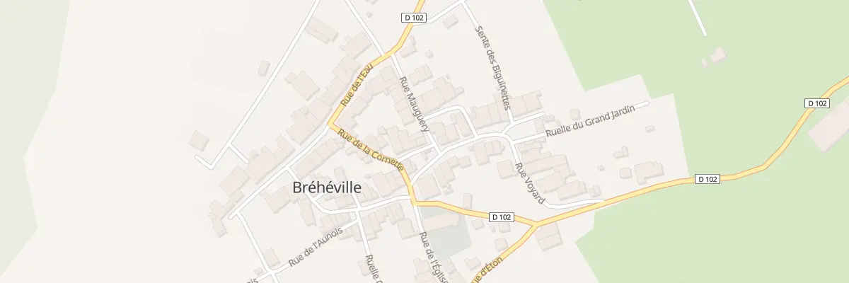 Plan du 2 Rue de la Cornette à Bréhéville