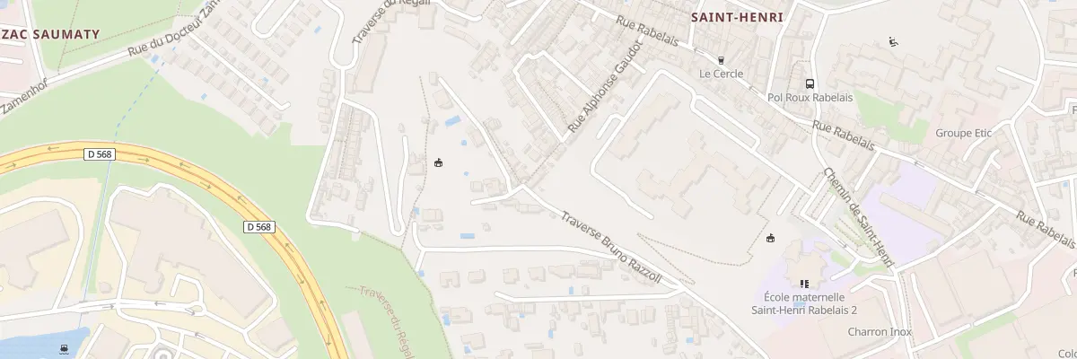 Plan du 61 Rue alphonse gaudot à Marseille 16e Arrondissement