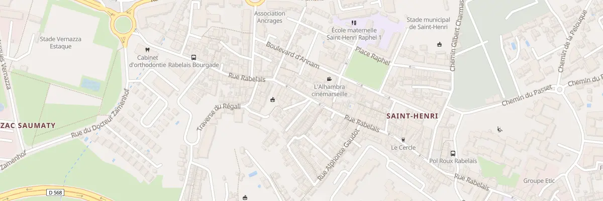 Plan du 213 Rue rabelais à Marseille 16e Arrondissement