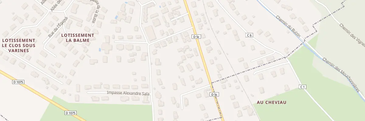 Plan du 70B Rue Pasteur à Saint-Denis-en-Bugey