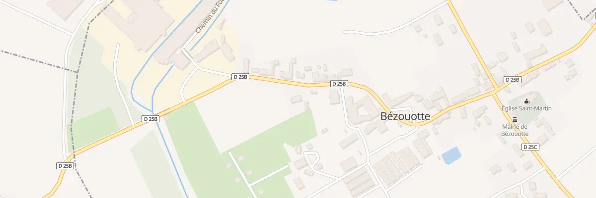 Plan du 11 Rue de la Forge à Bézouotte
