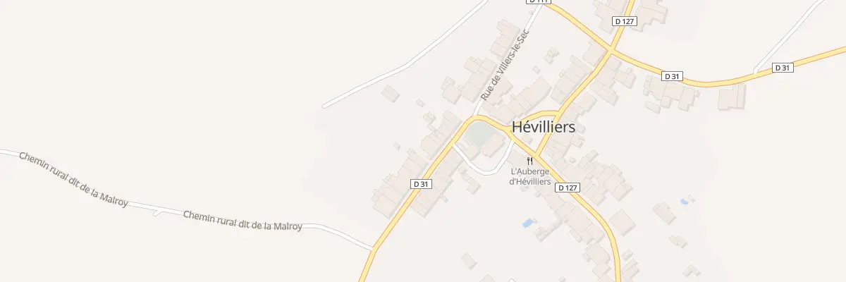 Plan du 10 Rue de Couvertpuis à Hévilliers
