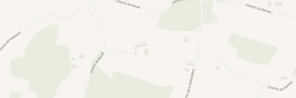 Plan du 1700 Che de Bouet à Ruy-Montceau