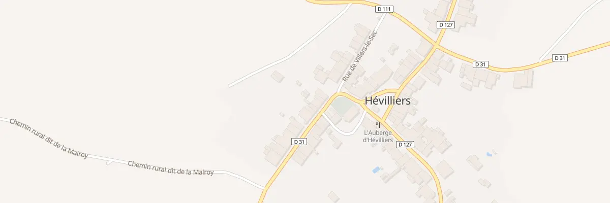 Plan du 6B Rue de Couvertpuis à Hévilliers