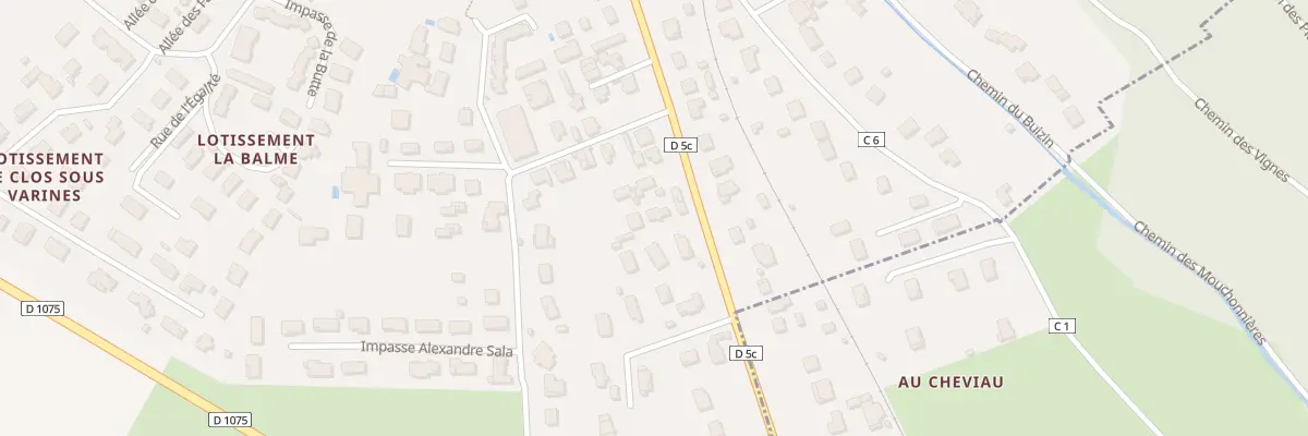 Plan du 70T Rue Pasteur à Saint-Denis-en-Bugey