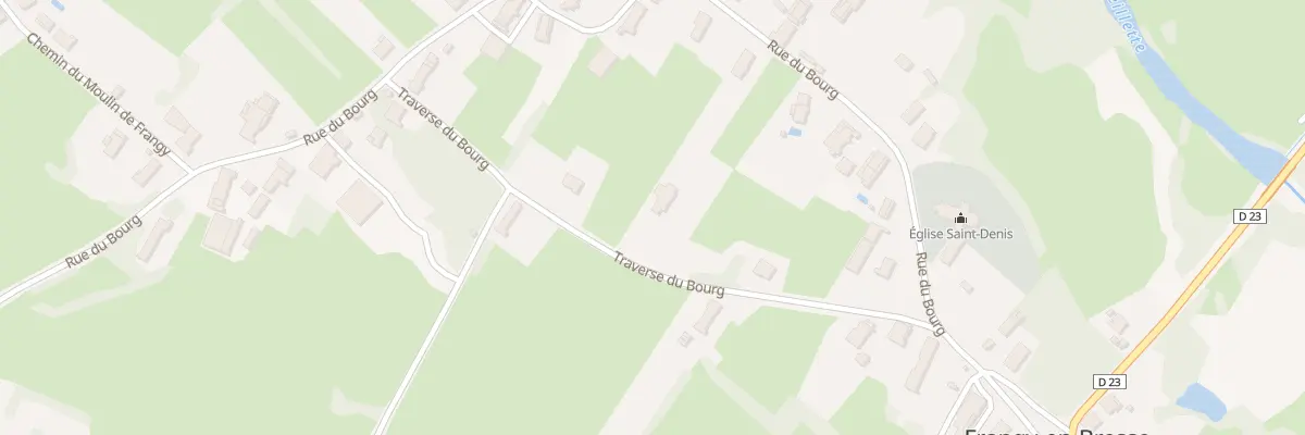 Plan du 220 Traverse du Bourg à Frangy-en-Bresse