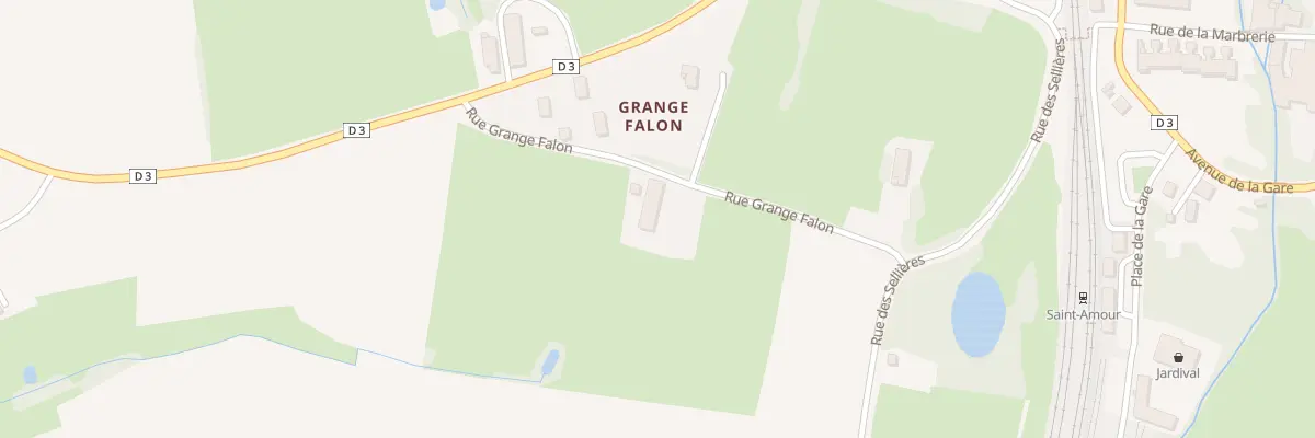 Plan du 171 Rue Grange Falon à Saint-Amour