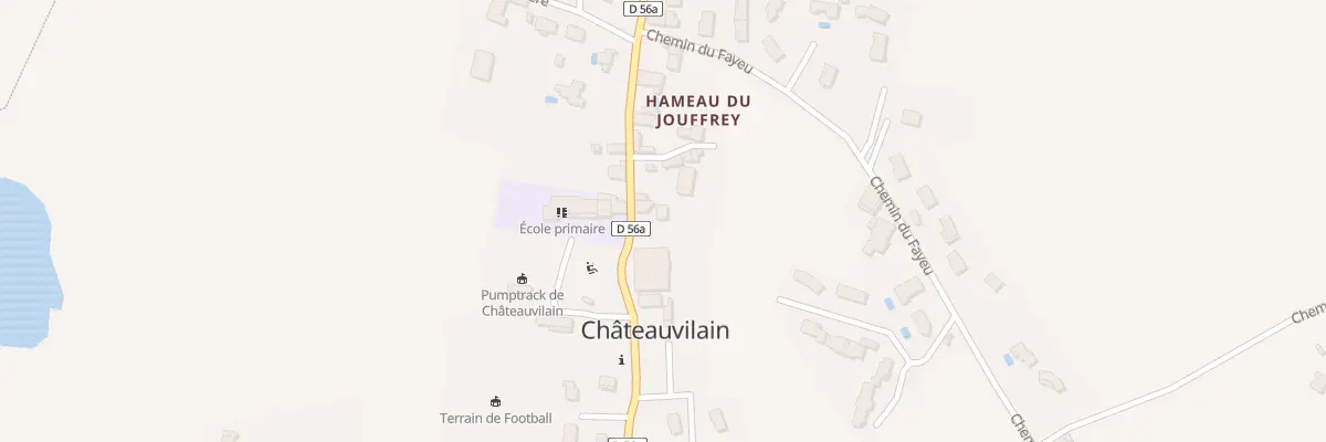 Plan du 847 Rue du Centre à Châteauvilain