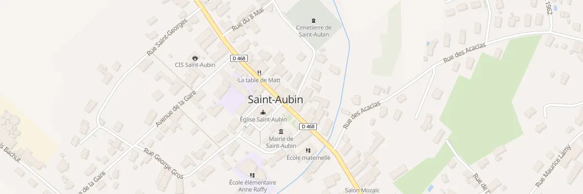 Plan du 1 Rue du Onze Novembre à Saint-Aubin
