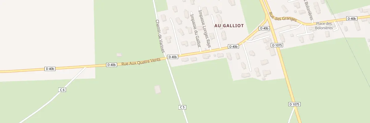 Plan du 15 Rue aux Quatre Vents à Ambutrix