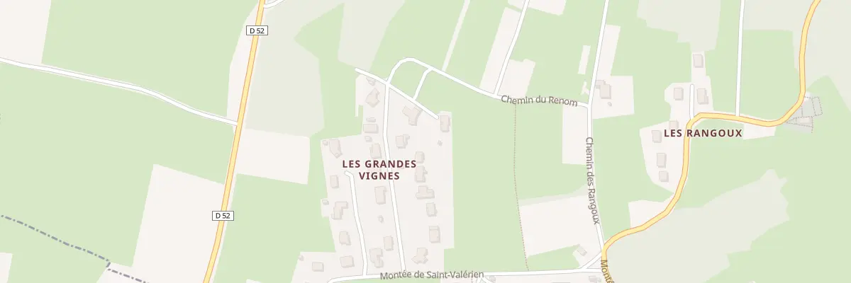 Plan du 148 Che des Grandes Vignes à Journans