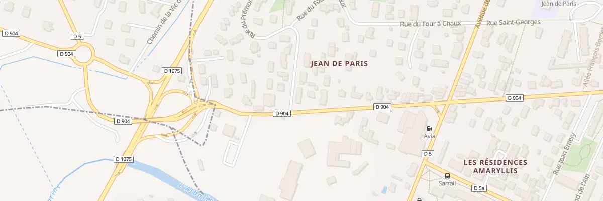 Plan du 26 Rue Jean de Paris à Ambérieu-en-Bugey