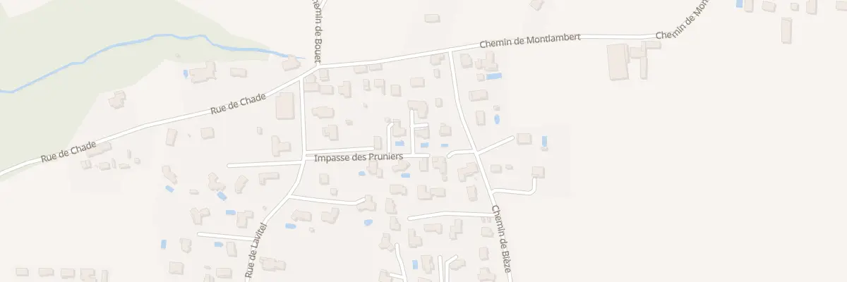 Plan du 7 Imp des Pruniers à Ruy-Montceau