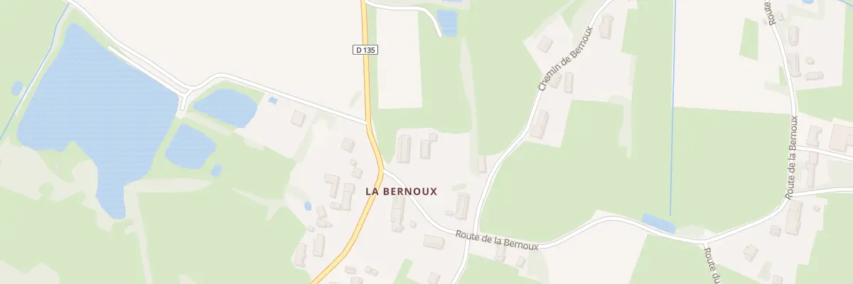 Plan du 25 Rte de la Bernoux à Sagy