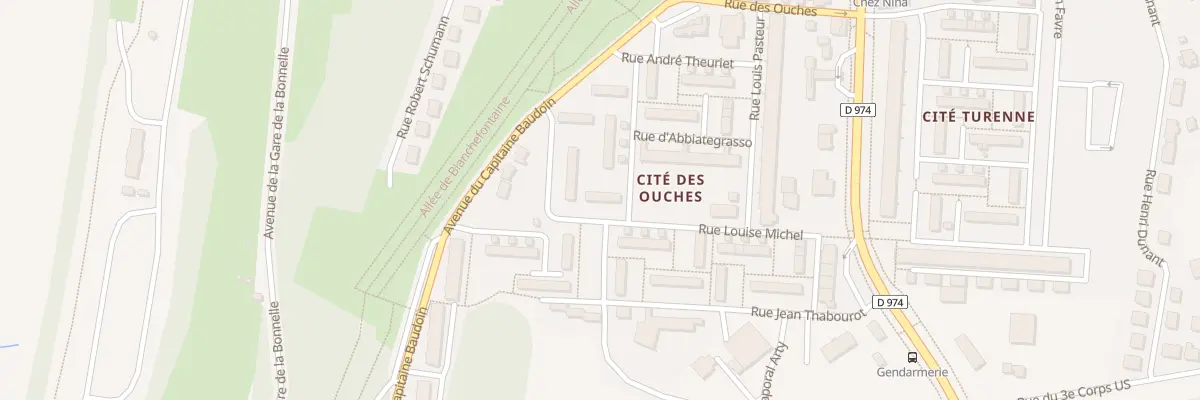 Plan du 14 Rue Louise Michel à Langres