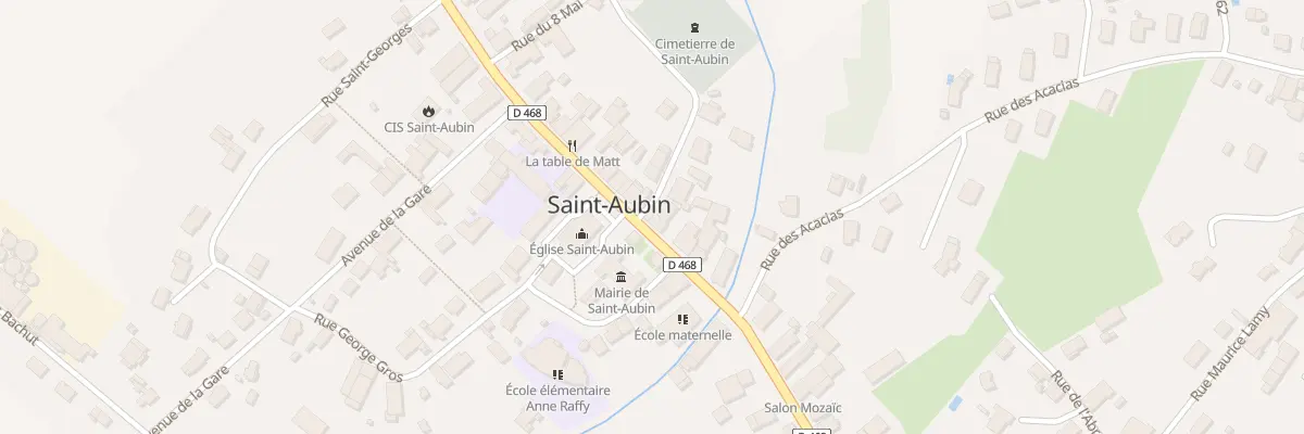 Plan du 2 Rue du Onze Novembre à Saint-Aubin