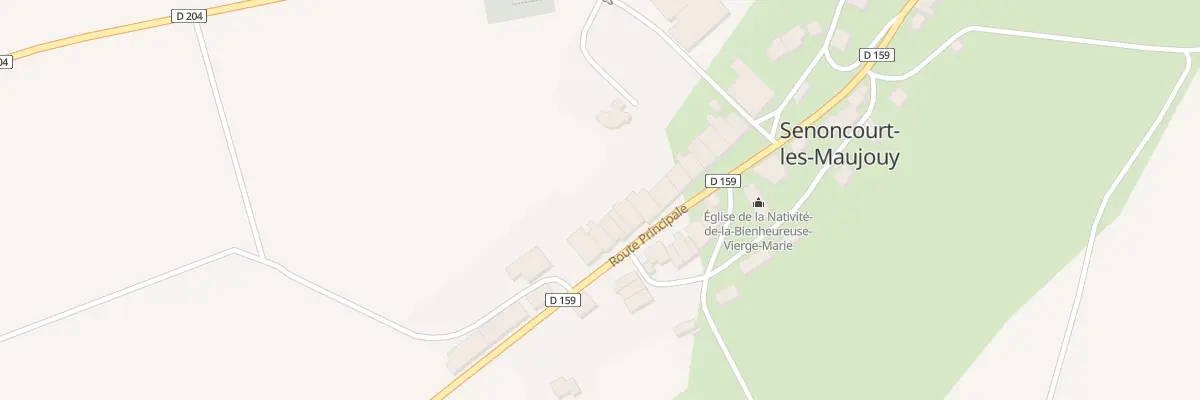 Plan du 9 Rte Principale à Senoncourt-les-Maujouy