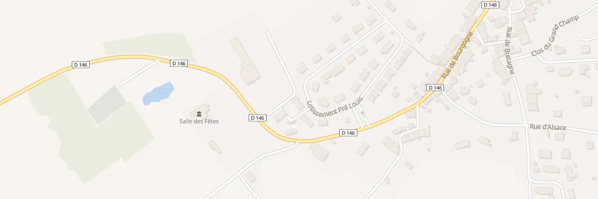 Plan du 34 Lot Pre Louis à Mandres-la-Côte