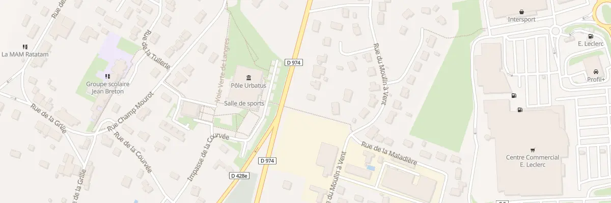 Plan du 2 Rte de Dijon à Saints-Geosmes