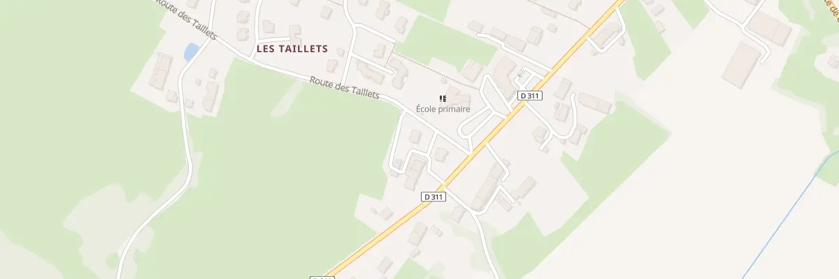 Plan du 51 Rte des Taillets au Miroir