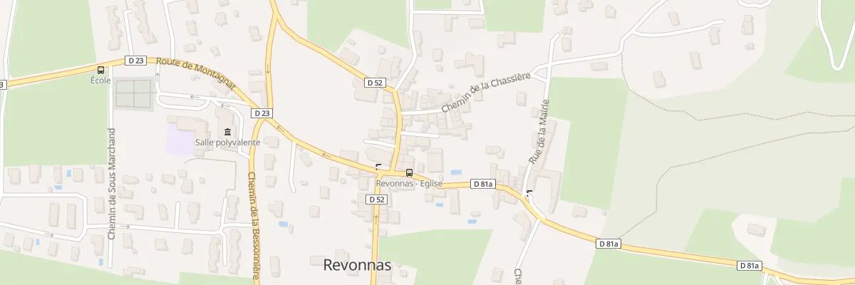 Plan du 30 Imp de l’Eglise à Revonnas