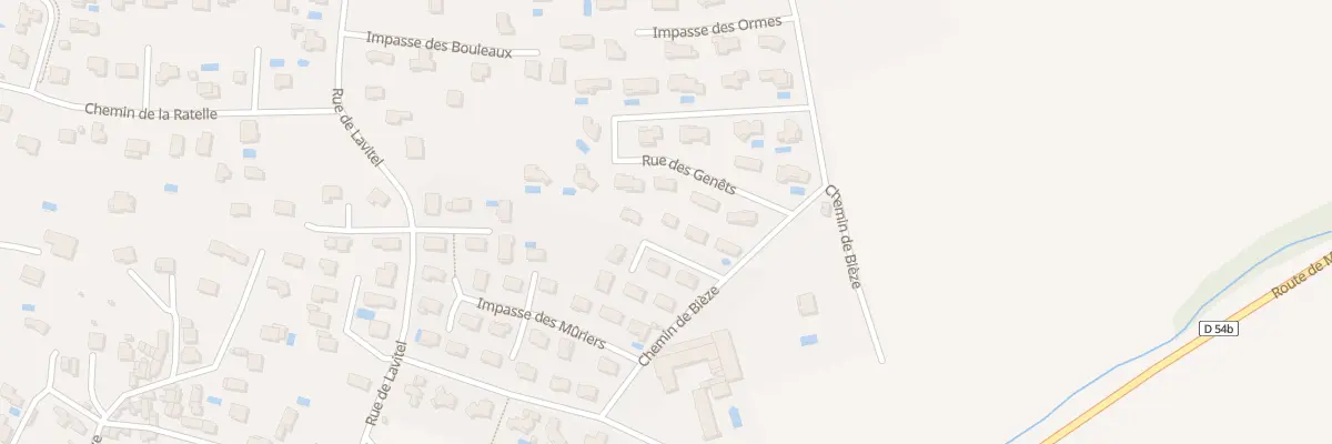 Plan du 6 Imp des Saules Lot Bièze à Ruy-Montceau