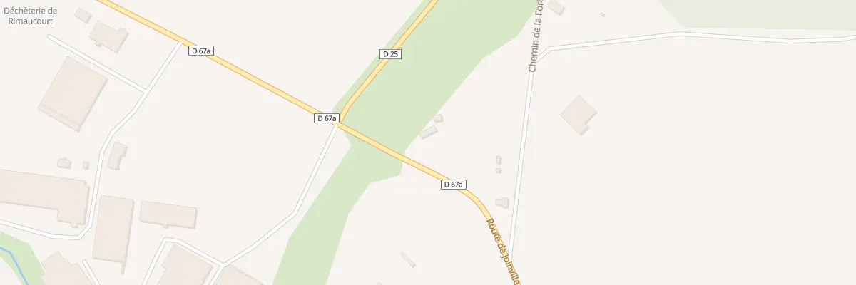 Plan du 20 Rte de Joinville à Rimaucourt