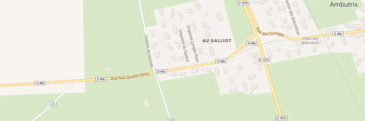 Plan du 26 Rue aux Quatre Vents à Ambutrix