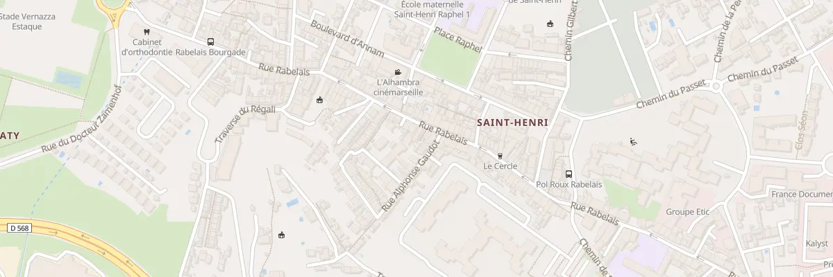 Plan du 83 Rue rabelais à Marseille 16e Arrondissement