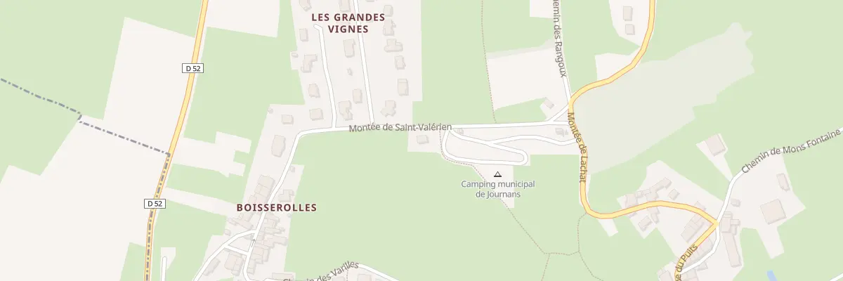 Plan du 138 Mte de St Valerien à Journans