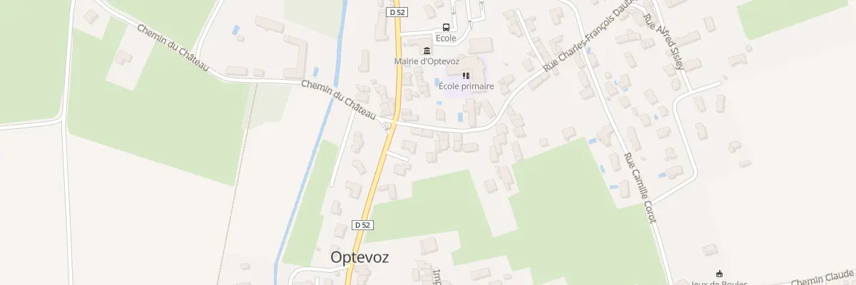 Plan du 36 Rue Charles Francois Daubigny à Optevoz