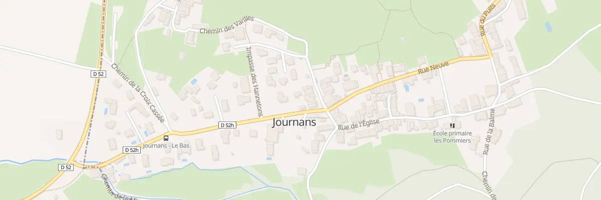 Plan du 26 Rue du Moulin à Journans