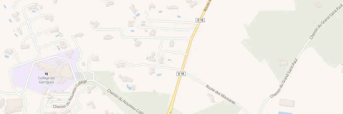 Plan du 1150 Rte de Saint Cannat à Rognes