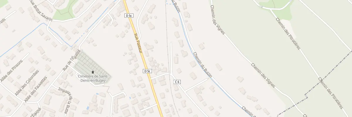 Plan du 5 Lot au Pied de la Tour à Saint-Denis-en-Bugey