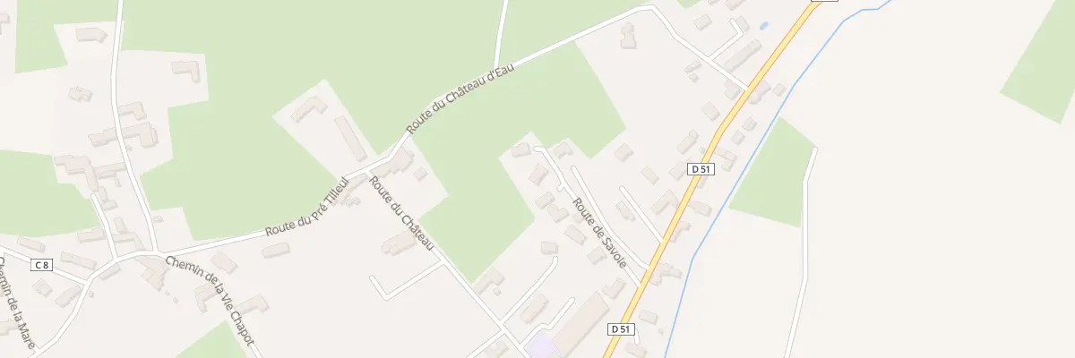 Plan du 25 Rte de Savoie à Eydoche