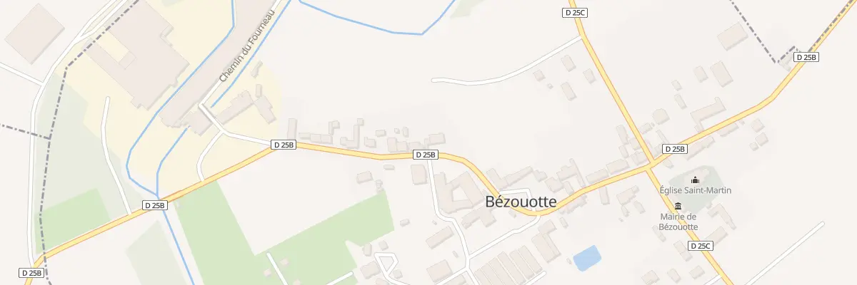 Plan du 12B Rue de la Forge à Bézouotte