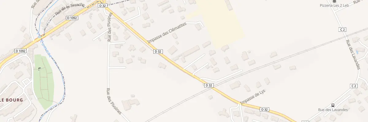 Plan du 279 Imp des Glaieuls à Saint-Sauveur