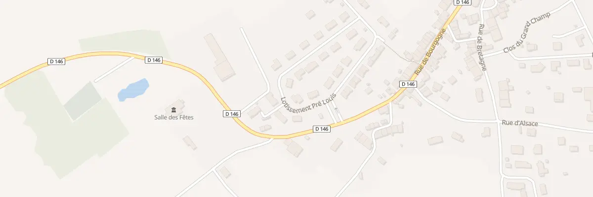 Plan du 21 Lot Pre Louis à Mandres-la-Côte