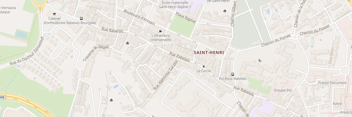 Plan du 177 Rue rabelais à Marseille 16e Arrondissement