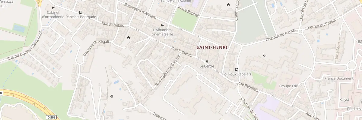 Plan du 5 Rue alphonse gaudot à Marseille 16e Arrondissement