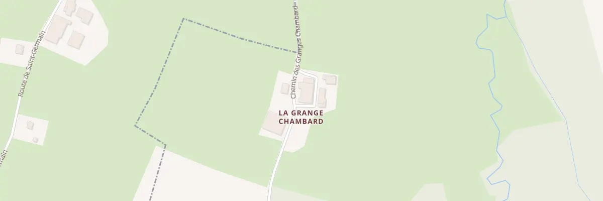 Plan du 151 Che des Granges Chambard à Courmangoux