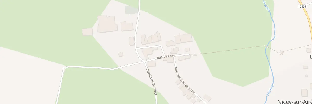 Plan du 1 Rue de l’Eglise à Nicey-sur-Aire