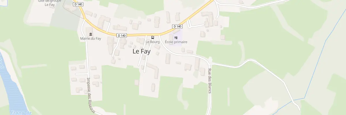 Plan du 60 Rue des Blancs au Fay